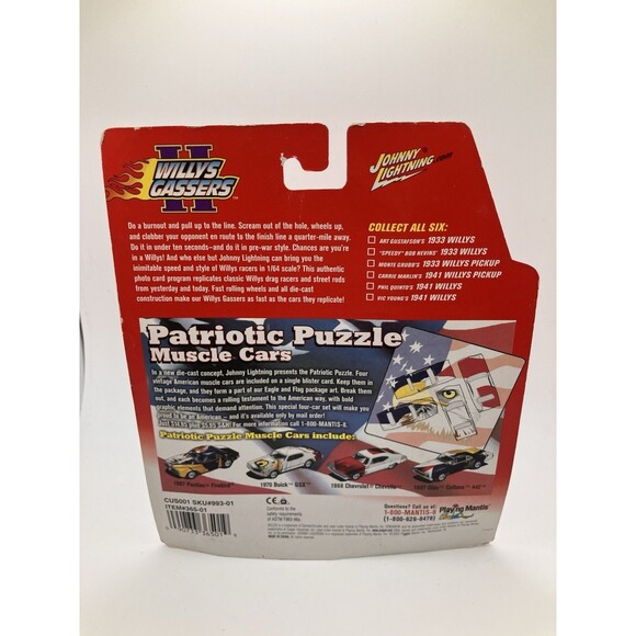 2004 Johnny Lightning 1941 Willys Pickup Willys Gassers 1:64 Diecast - Picture 2 of 6